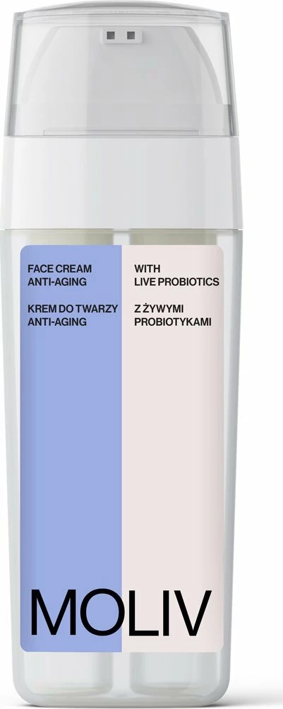 Krem fytyre anti-aging MOLIV Live Probiotics 30 ml, ditë/natë