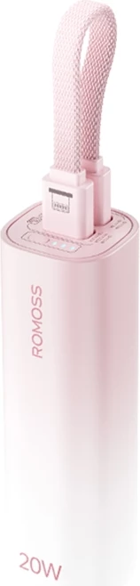 Powerbank Romoss PSC05P, 5000mAh, 10.5W, rozë