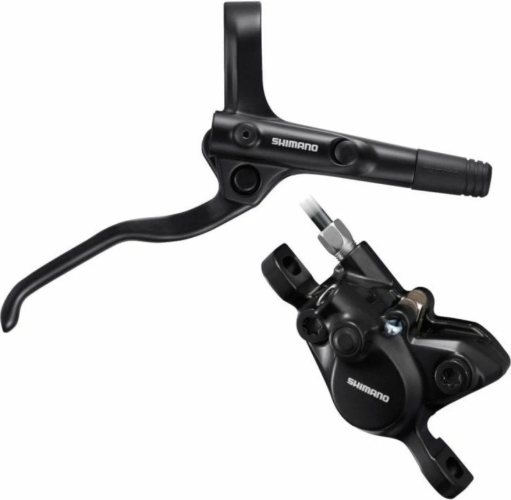 Set frena me disk për biçikletë Shimano MT200, të zeza