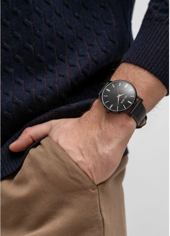 Orë dore për meshkuj Paul Lorens, e zezë