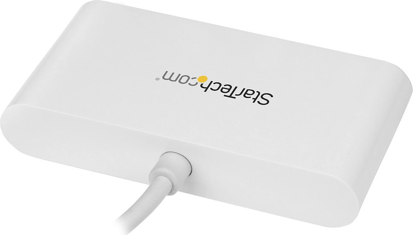 Hub USB-C StarTech HB30C4ABW, 4x USB-A, USB 3.2 Gen 1 5Gbps, i bardhë