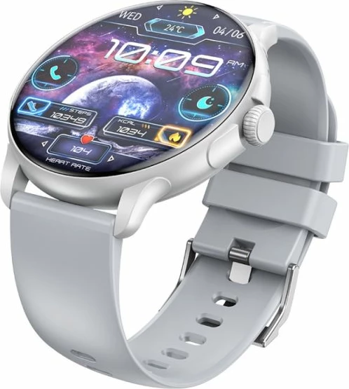 Smartwatch për femra Rubicon, argjendi