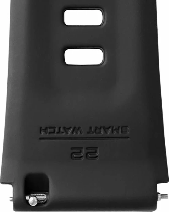 Rrip silikoni për meshkuj VELTORI për smartwatch, i zi