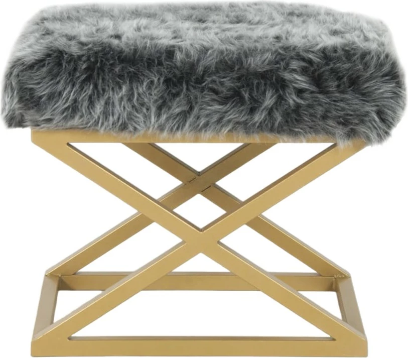Puf Atelier del Sofa, pelush Capraz, ari, gri