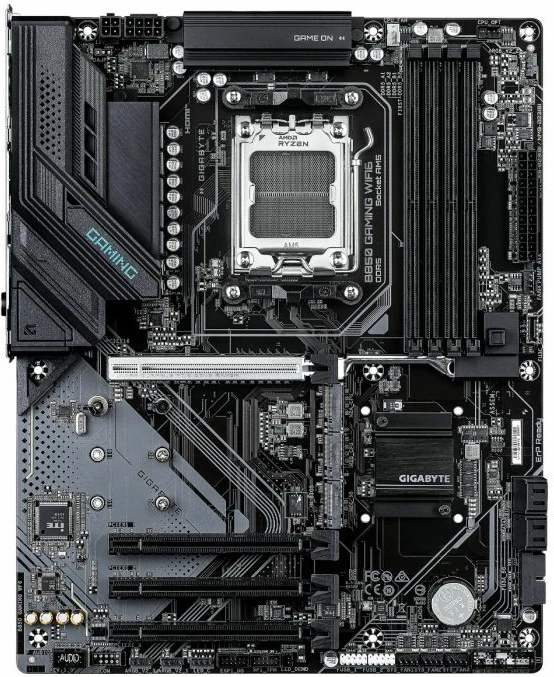 Pllakë amë GIGABYTE B850 GAMING WF6, AM5, ATX, DDR5, WiFi 6, e zezë