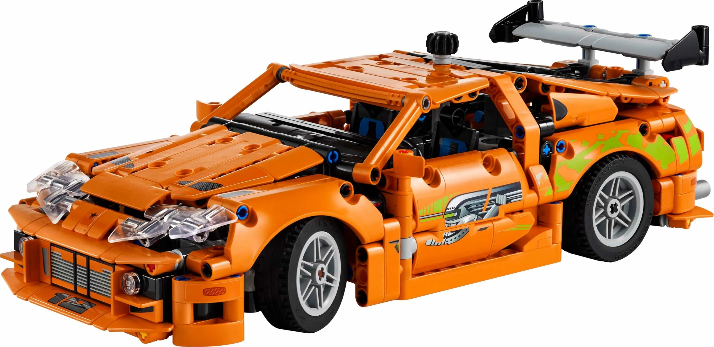 Set LEGO Technic LEGO 42204 Fast and Furious Toyota Supra MK4, 810 pjesë, portokalli