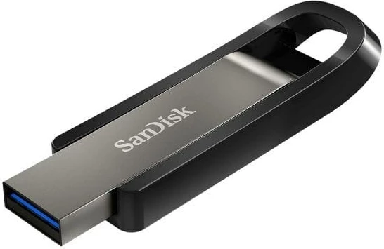 USB Flash SanDisk Extreme Go, 64GB, USB 3.2, e zezë