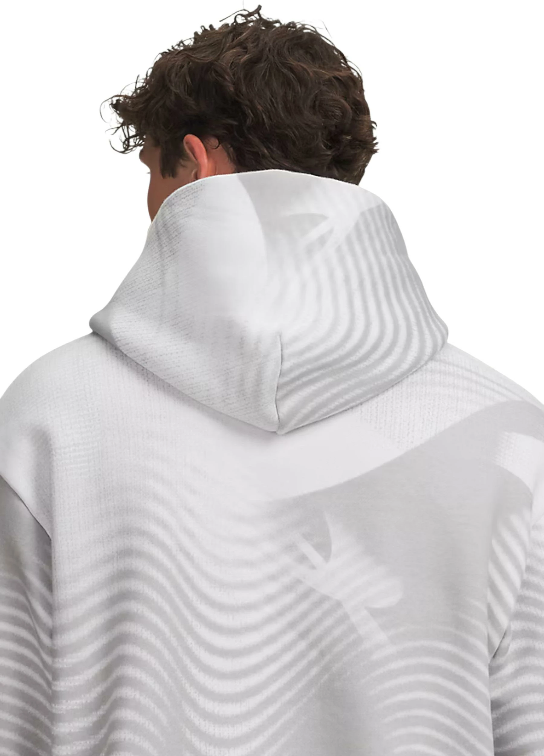 Duks me kapuç për meshkuj Under Armour UA Icon Fleece Printed HD 77-6016615, i hirtë [Madhësia: XL]