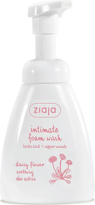 Larës me shkum për pastrim intim me ekstrakt te lulës Margarite Ziaja 250ml