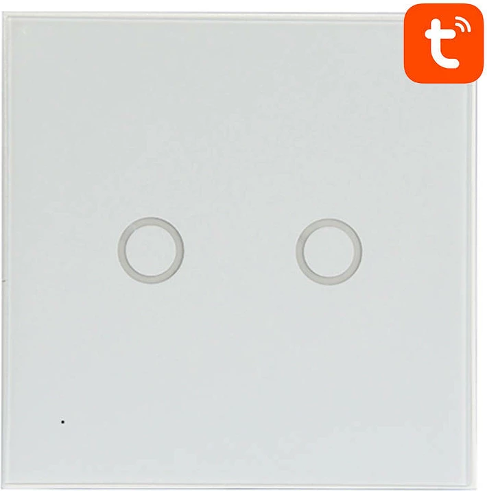Switch i mençur Neo NAS-SC02WE, 2 kanale, WiFi, i bardhë