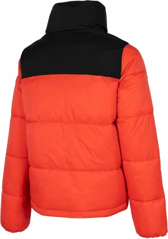 Jakne për femra 4f, e zezë dhe portokalli