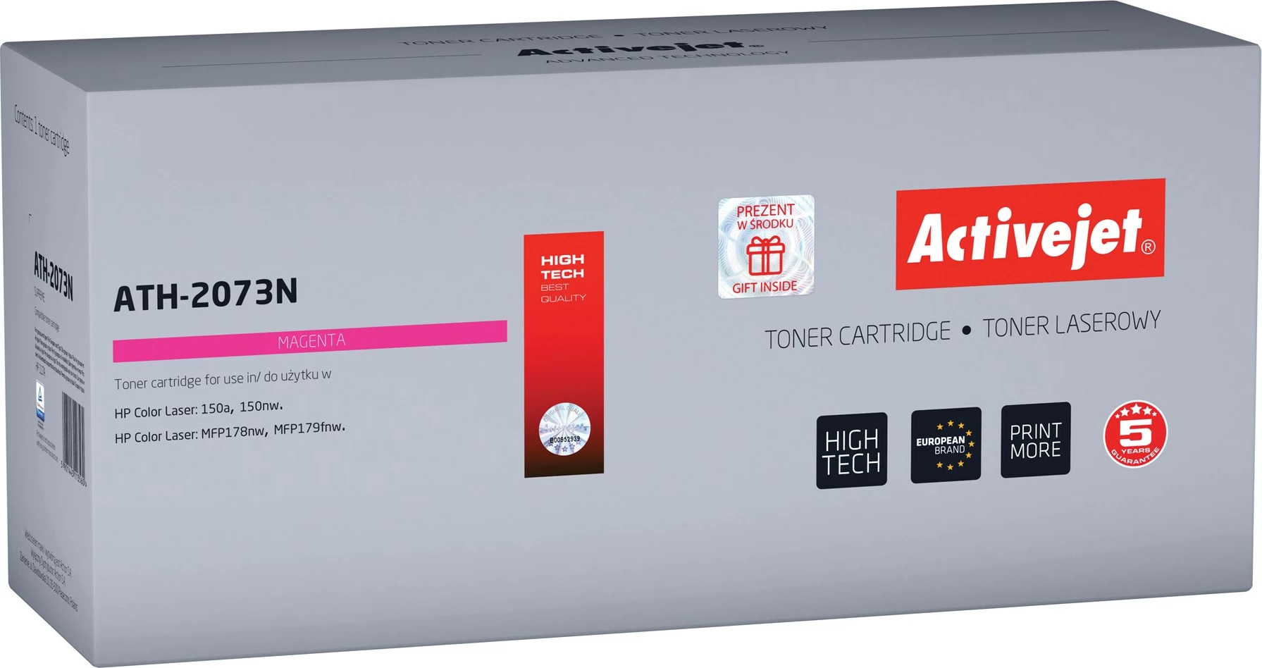 Toner zëvendësues Activejet ATH-2073N për printer HP, i vjollcë