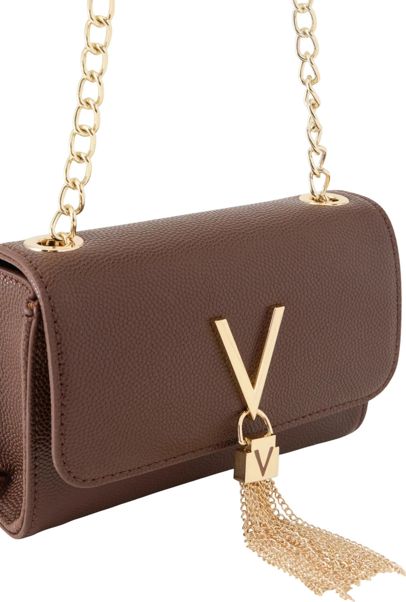 Çantë clutch për femra Valentino DIVINA VBS1R403G, kafe