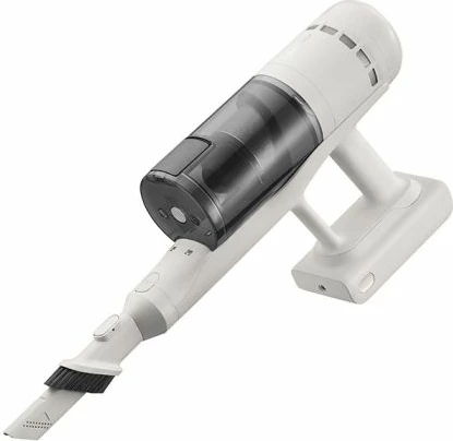 Fshesë me korrent vertikale Roborock H60 Hub 115 AW, stacion vetëzbrazës 2 L, bateri e heqshme 60 min, ekran LED, dritë jeshile, bardhë/zi