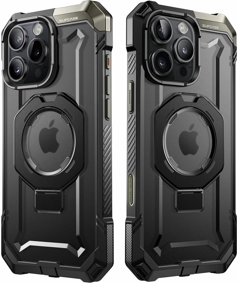 Mbështjellës Supcase UB Grip Mag me MagSafe për iPhone 16 Pro, i zi