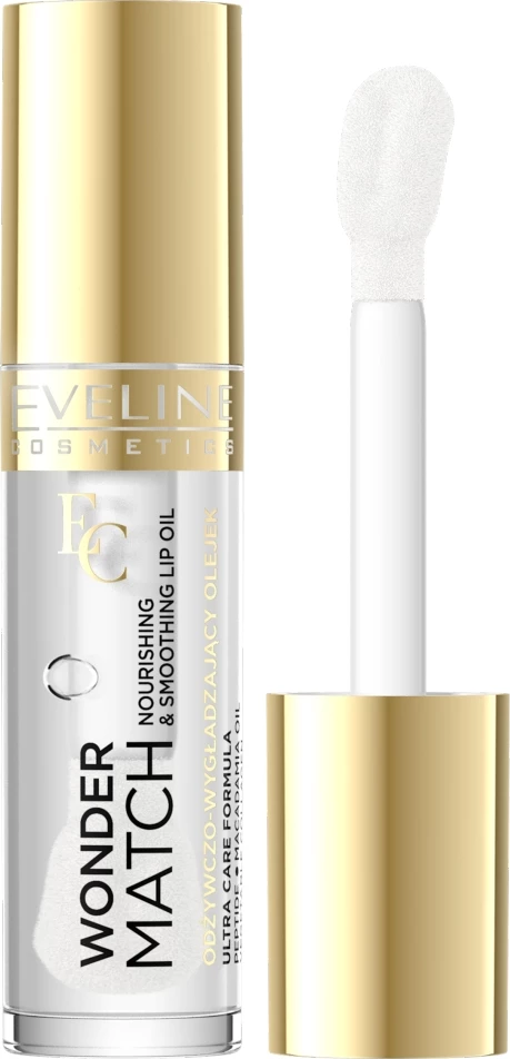 Vaj për buzë Eveline Cosmetics Wonder Match për femra 01 Clear 5ml