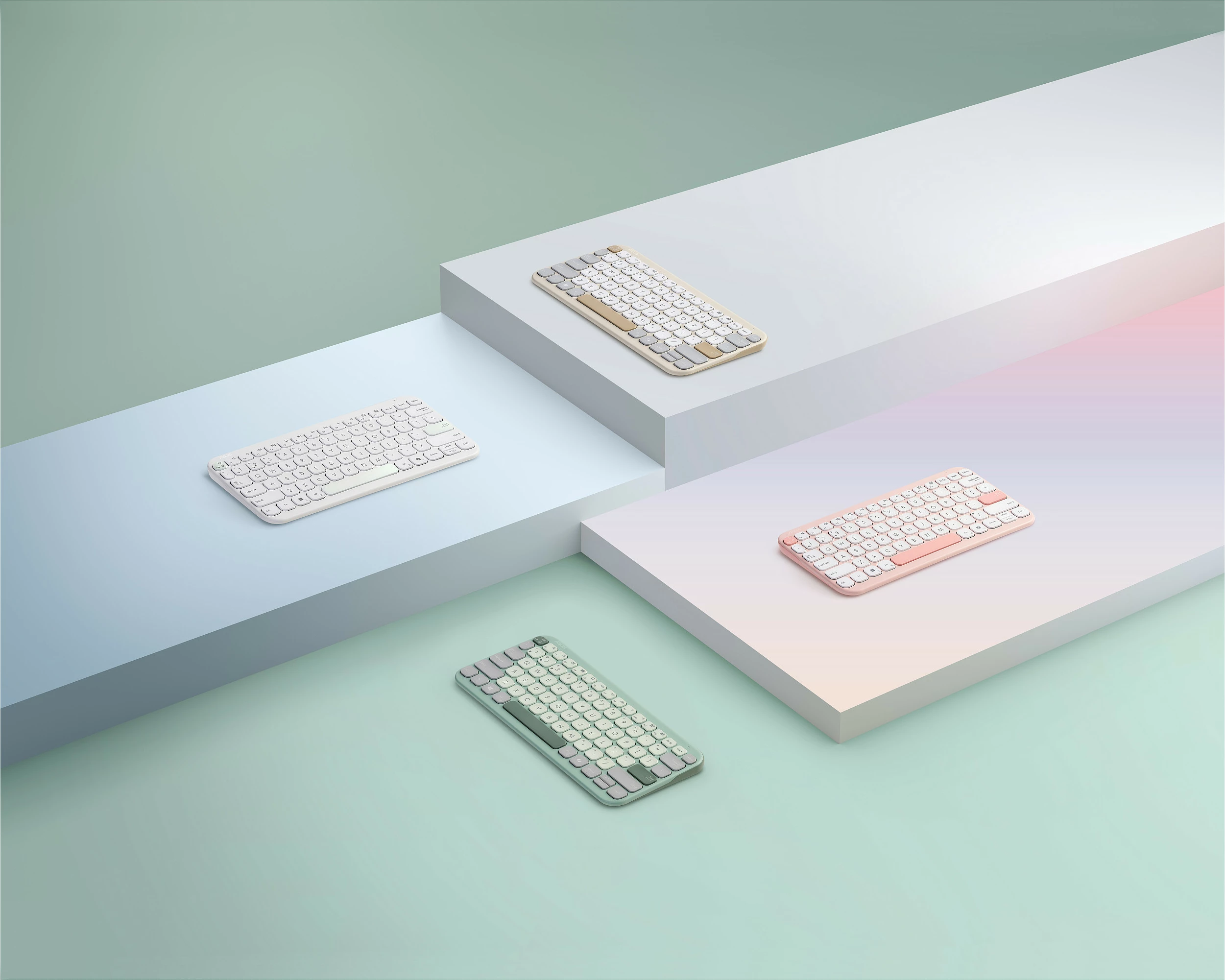 Tastierë ASUS KW100, pa kabllo Bluetooth, layout QWERTZ (DE), 75%, e bardhë