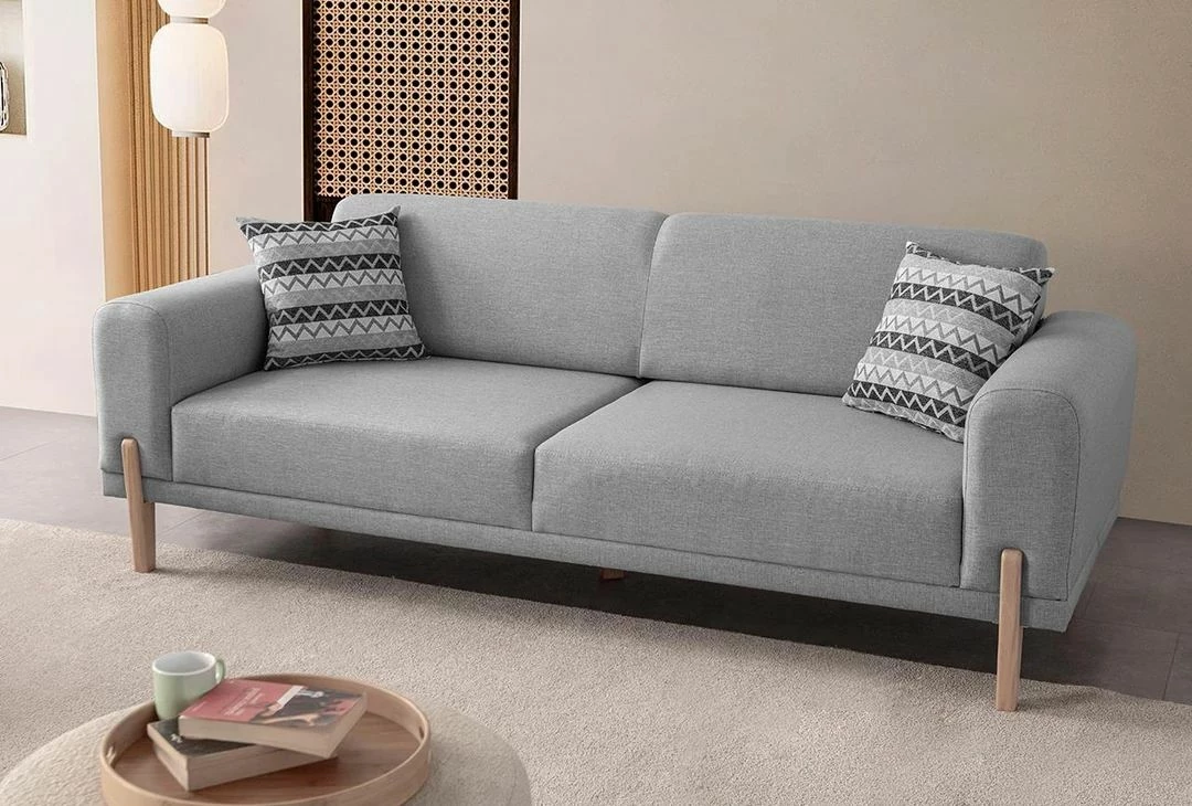 Divan-krevat treshe, ngjyrë gri, Atelier del Sofa