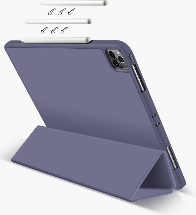 Mbështjellës tabletë Tech-Protect SC Pen Case për iPad Pro 11" 2020-2022, Silikon, i zi