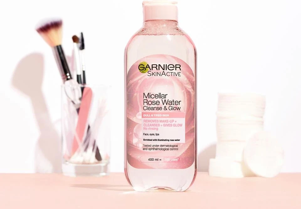 Ujë micellar Garnier Rose Water, 400 ml