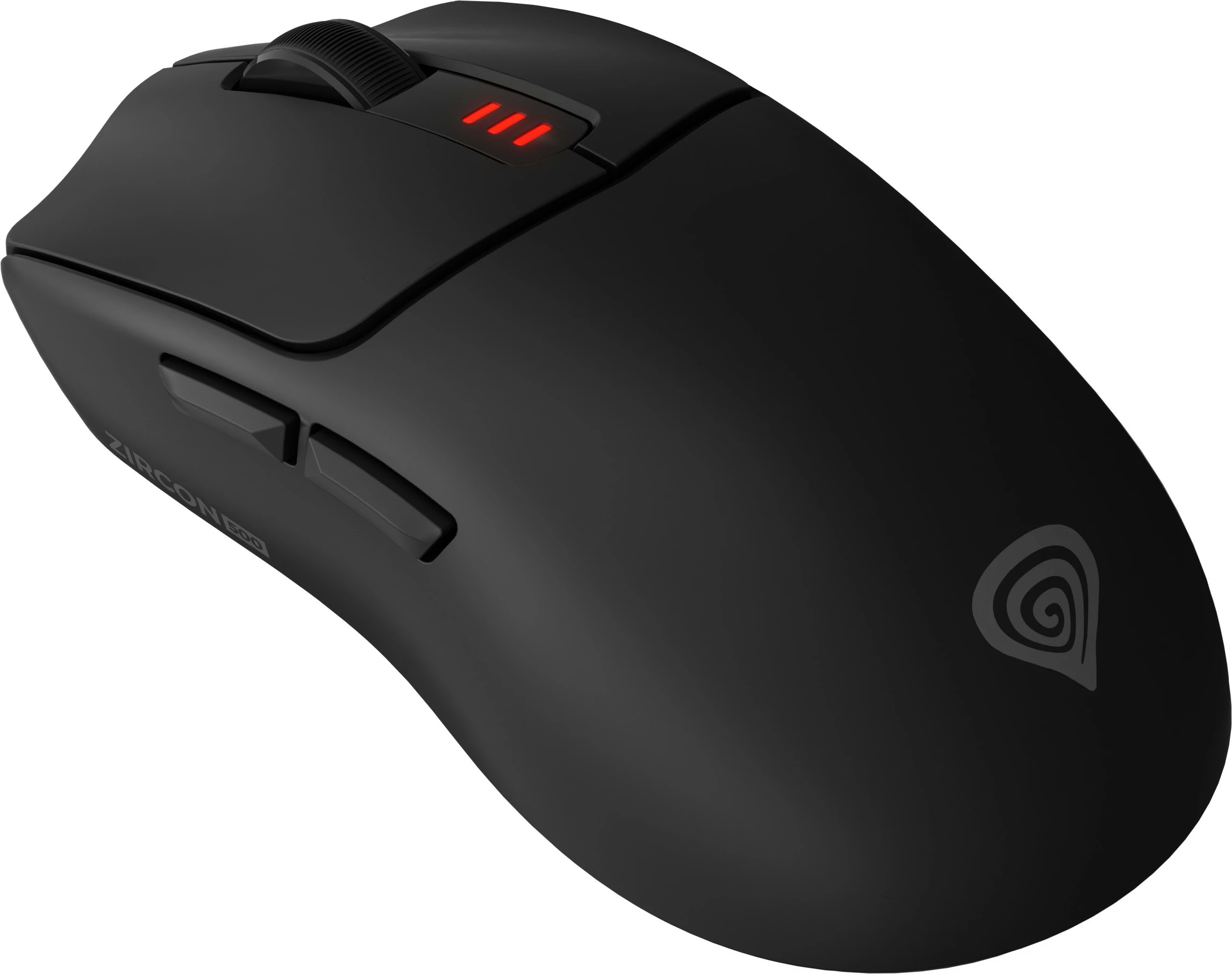 Maus gaming Genesis Zircon 500, wireless + Bluetooth + USB-C, 10000 DPI, i zi