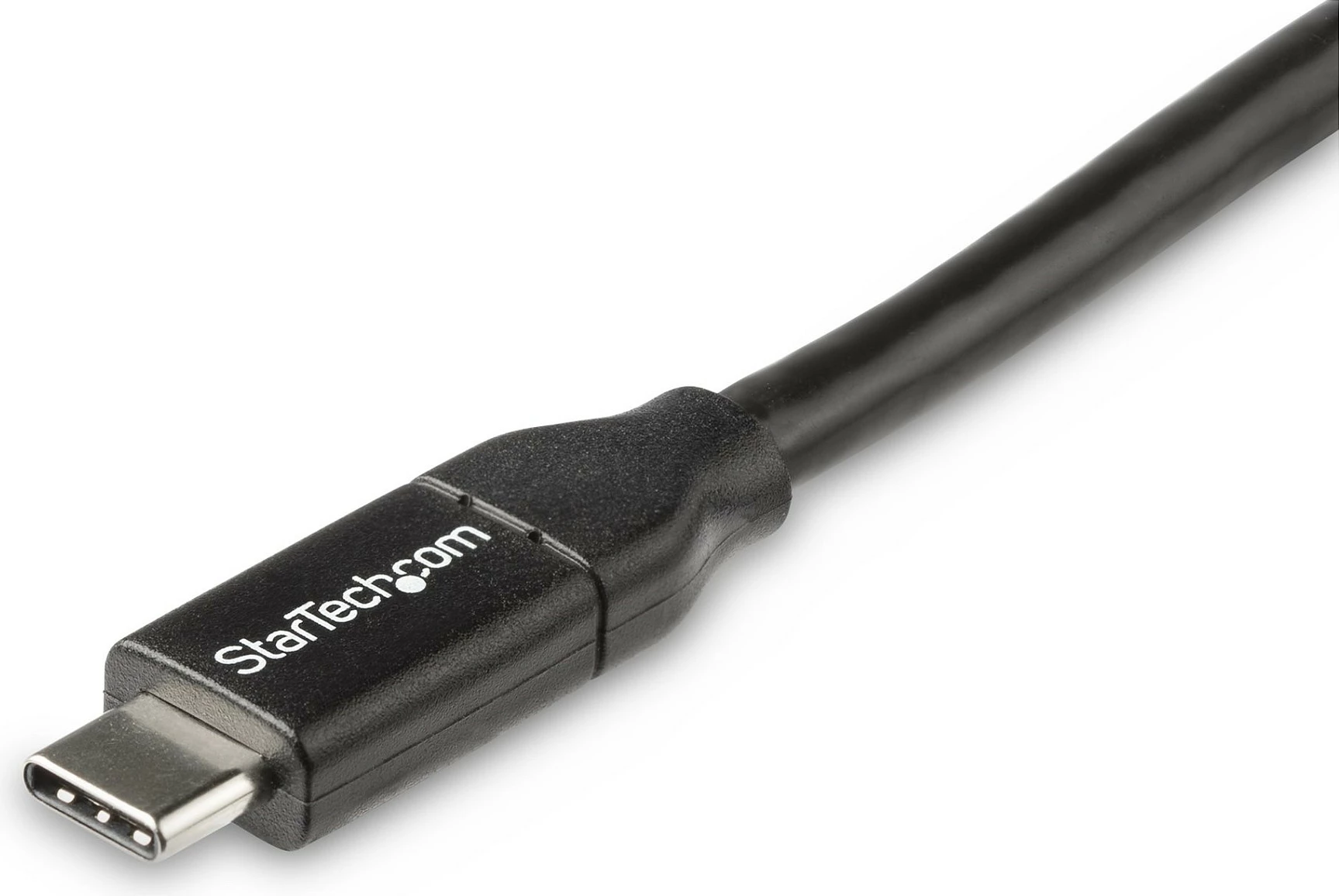 Kabllo USB-C StarTech, 0.5m, PD 100W, 5A, USB 2.0, e zezë