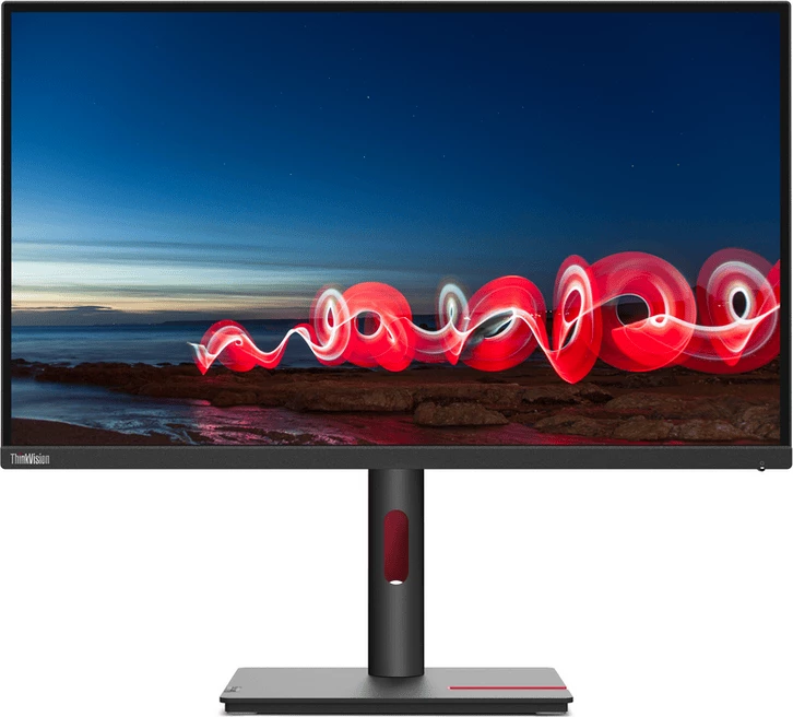 Monitor Lenovo 63A4MAT1EU, korniza të holla, ekran i sheshtë, e zezë