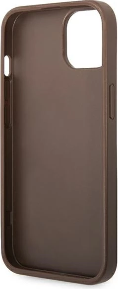 Mbështjellës Guess GUHCP14S4GMGBR për iPhone 14 6.1", hardcase, kafe