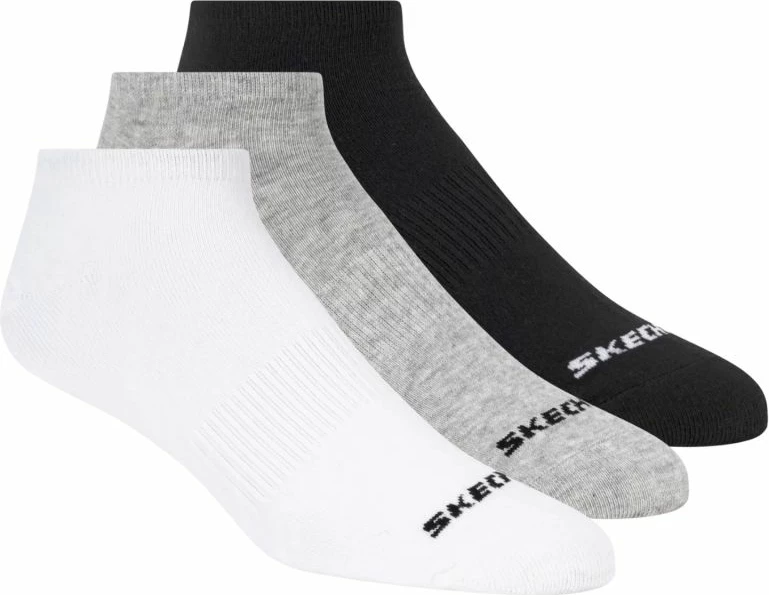 Çorape unisex Skechers 3pk no show S114041-107, të bardha [Madhësia: 39 - 42]