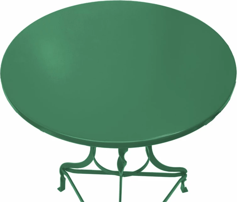 Tavolinë Zappeion Noah metalike ngjyrë jeshile D58x72cm