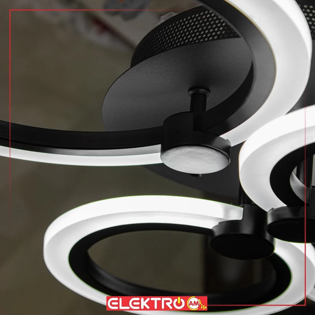 Abazhur LED tavani MX2374-2+2 BK