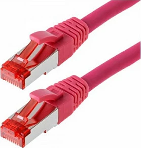 Kabllo rrjeti Helos GHMT Cat6, 0.25 m, magenta