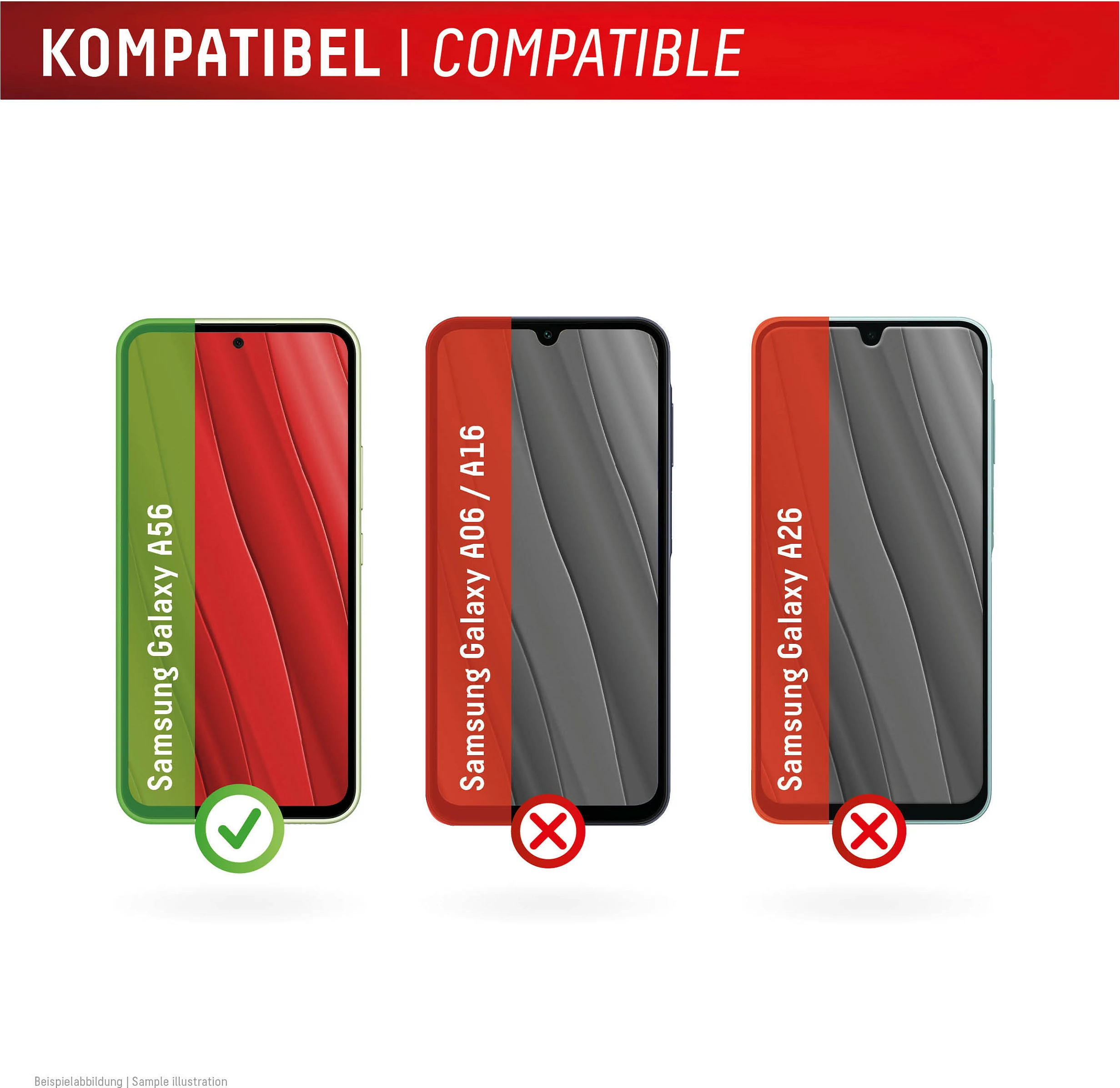 Xham mbrojtës Displex Real Glass për Samsung Galaxy A56, 10H, transparent
