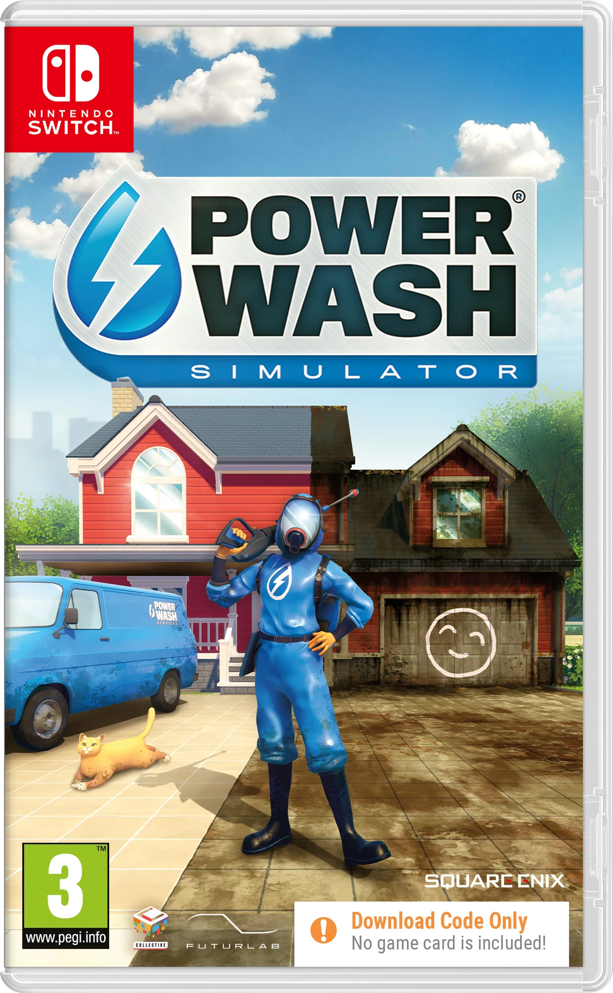 Lojë Nintendo Switch Square Enix Powerwash Simulator, kod shkarkimi (CIAB)