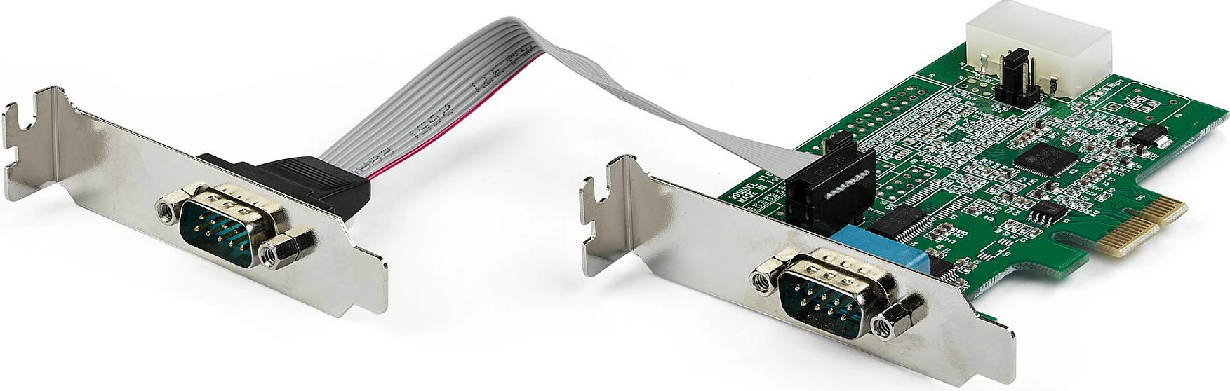 Kartelë serike PCIe StarTech 2x RS-232 DB9, 921.6 Kbps