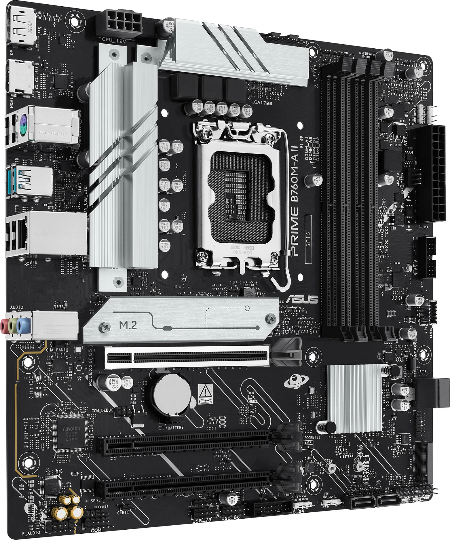 Pllakë amë ASUS PRIME B760M-A II-CSM, Intel B760, LGA 1700, DDR5, micro ATX