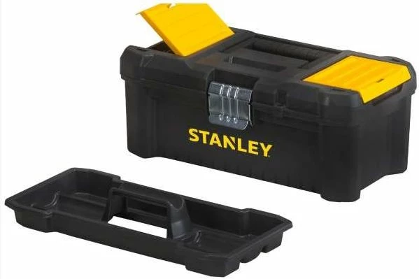 Kuti veglash Stanley Essential 12.5" STST1-75515, kyç metalik, 32 x 18.8 x 13.2 cm, e zezë