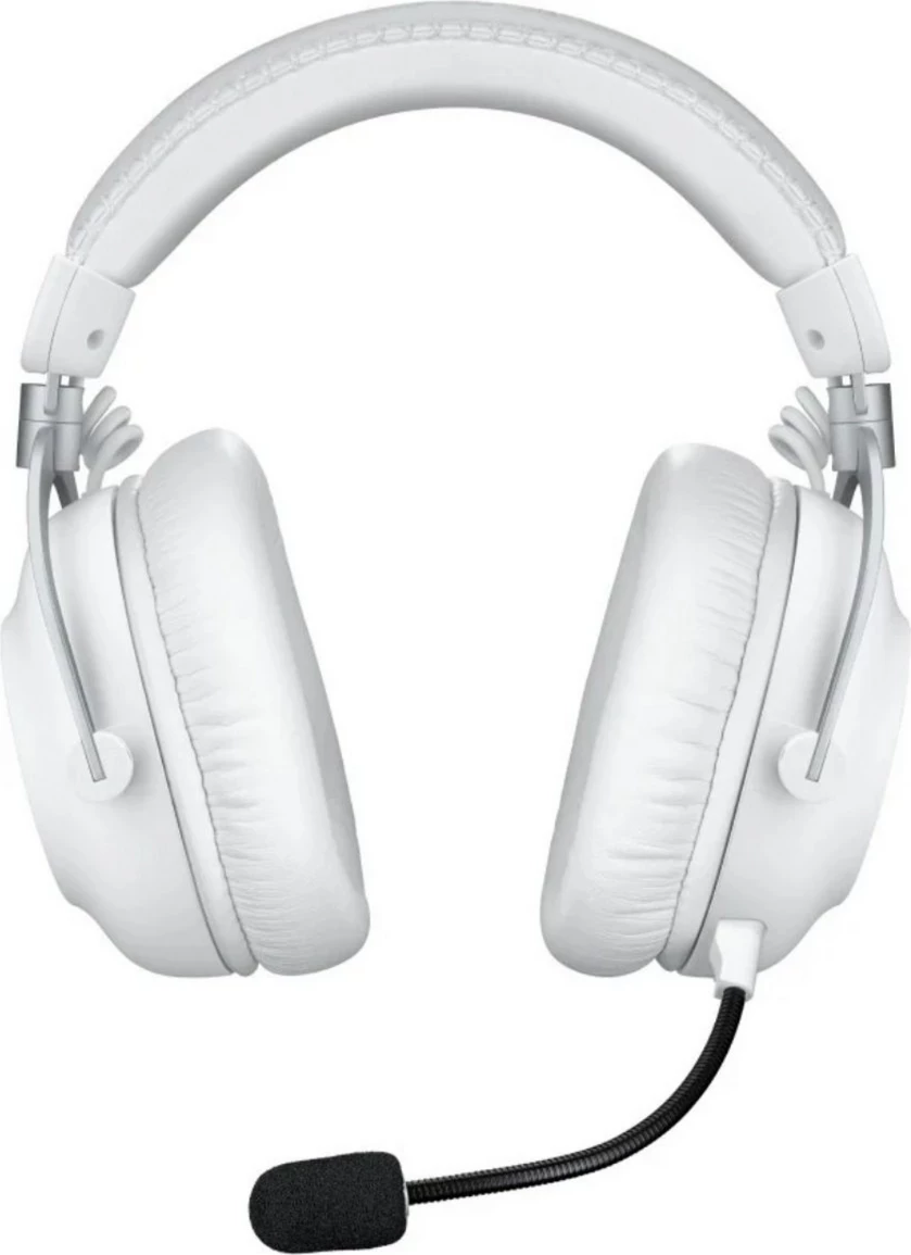 Kufje gaming me mikrofon, Logitech Pro X 2 981-001269, të bardha