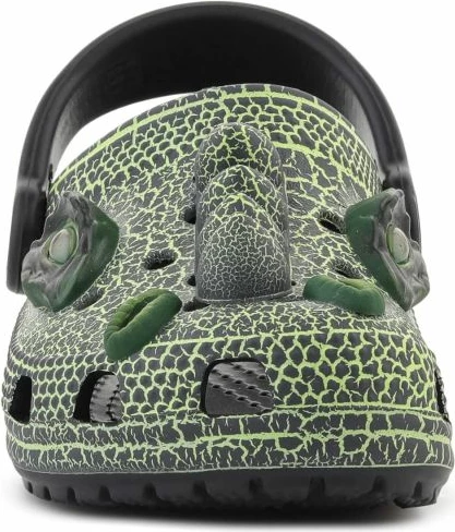 Atlete fëmijësh Crocs Classic I Am Scary Dino Clog T, të zeza