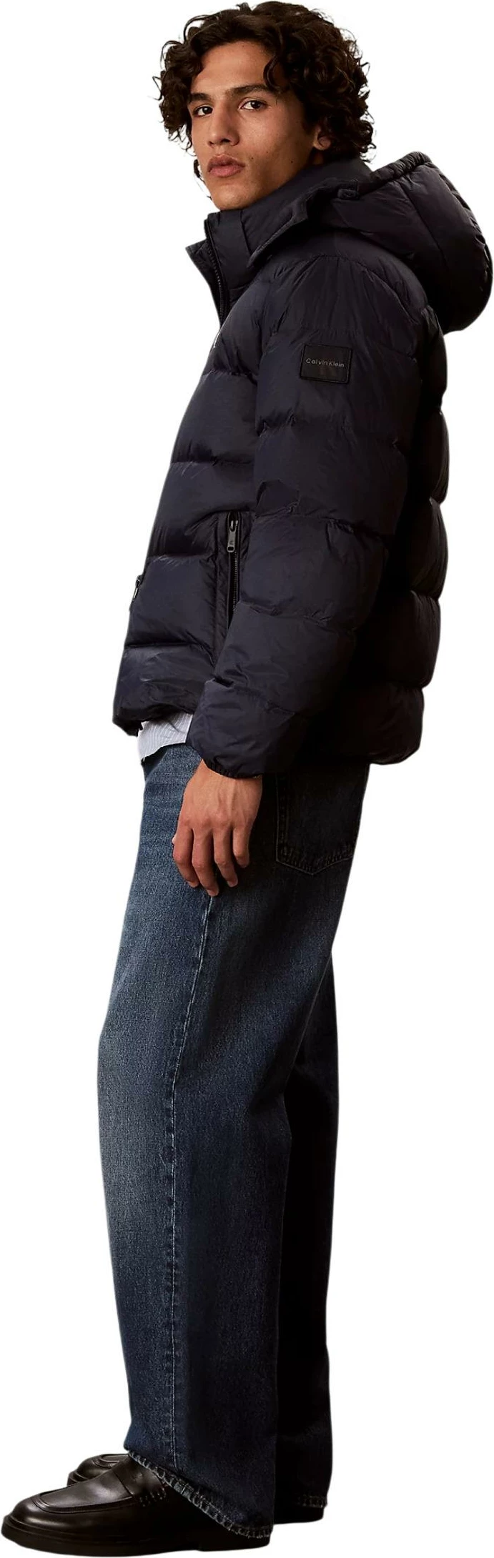Jakne puffer për meshkuj Calvin Klein Jeans LV04RG515G, e kaltër [Madhësia: L]