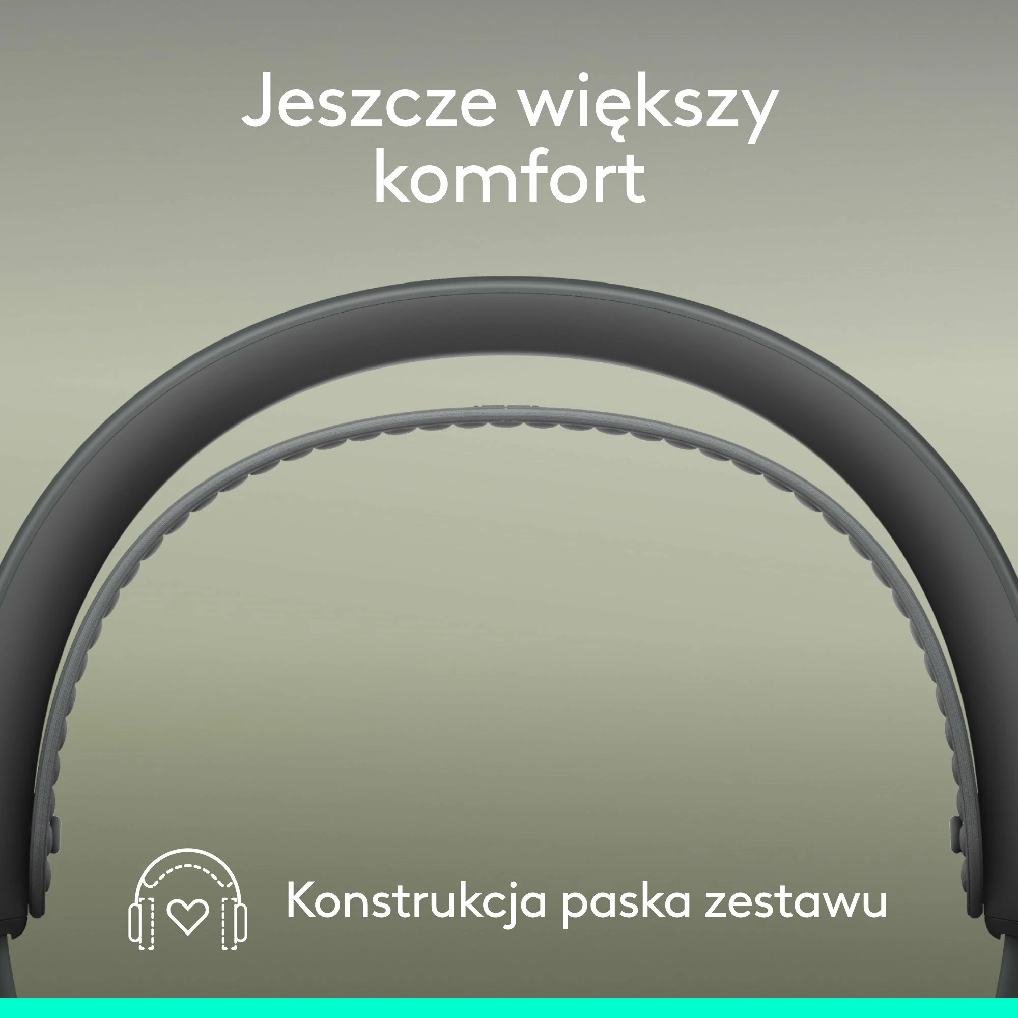 Kufje Logitech Zone Wireless 2 ES (981-001503), wireless Bluetooth 5.3, ANC, USB-C, të zeza, me çantë
