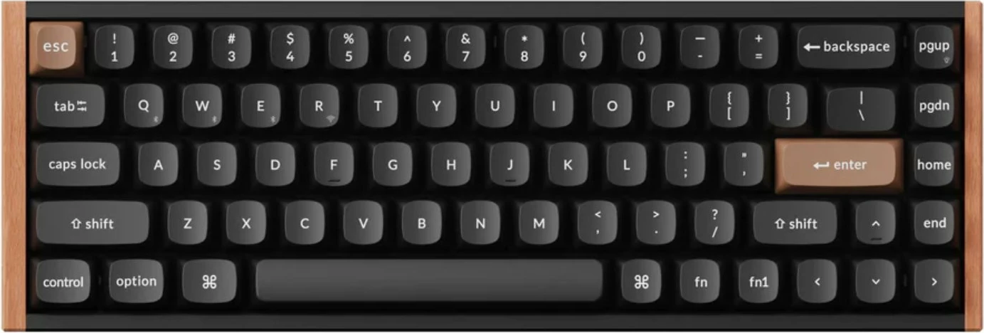 Tastierë mekanike gaming Keychron K6 HE Special Edition K6H-F1 65% tri-mode (USB-C/2.4 GHz/Bluetooth) Gateron Double-Rail Magnetic Nebula, US layout, e zezë