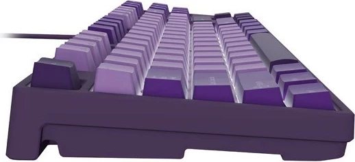 Tastierë mekanike Fury Kanabo K2, 80% TKL, me drita të bardha, ngjyrë vjollcë