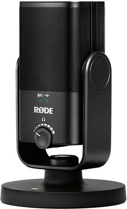 Mikrofon tavoline RØDE NT-USB Mini, USB-C, 24-bit/48 kHz, 3.5mm, i zi