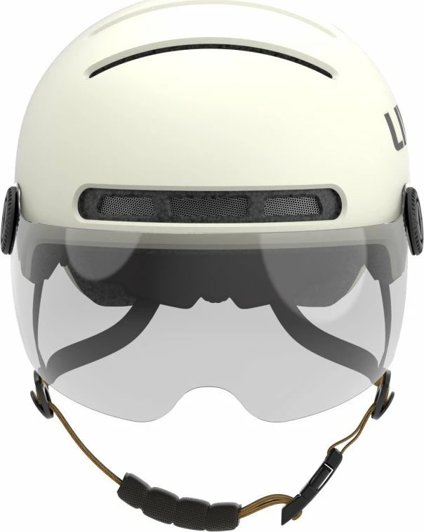 Helmet urban biciklete Livall L23, smart me sensor rënie SOS, LED, M 54-58 cm, i bardhë (L23-M-WHT)