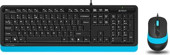 A4 TECH F1010 FSTYLER USB US Black, Set Tastierë dhe Maus