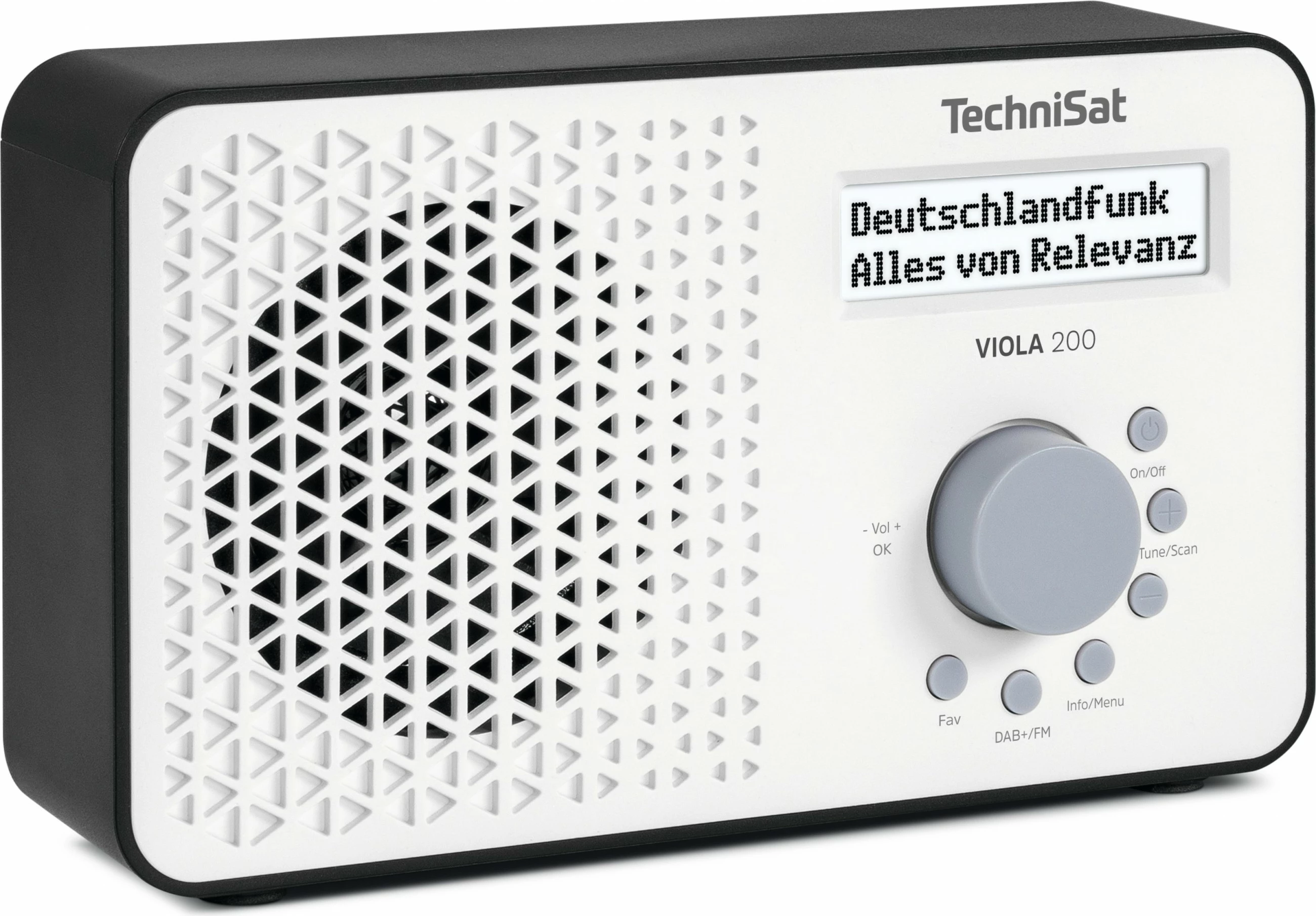 Radio TechniSat VIOLA 200, DAB+/FM, bardhë/zezë