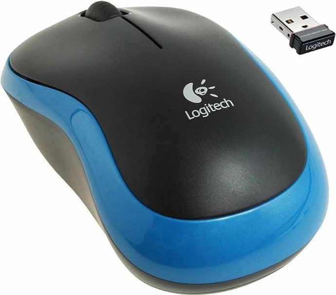 Maus wireless Logitech M185, 3 butona, RF, blu