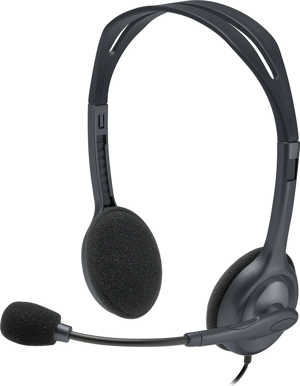 Kufje Logitech H110 Stereo, Wired, Office/Call center, 20 - 20000 Hz, 74 g, Gri