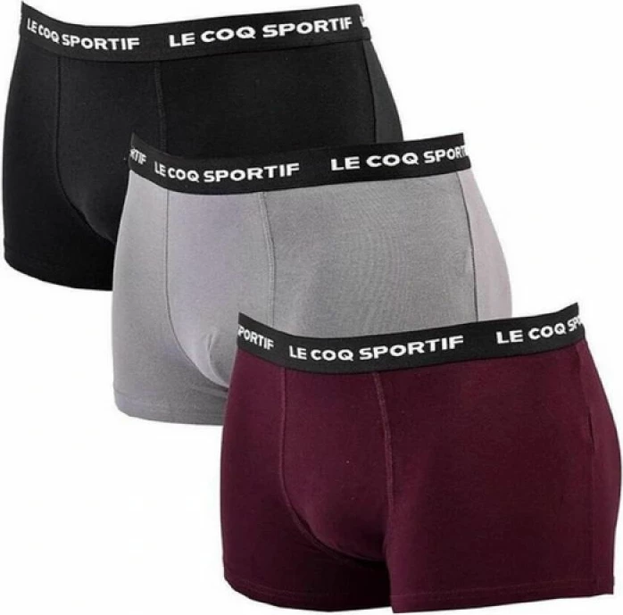 Të brendshme meshkuj Le Coq Sportif K46932CO, set 3 copë, të zeza/gri/bordo [Madhësia: M]